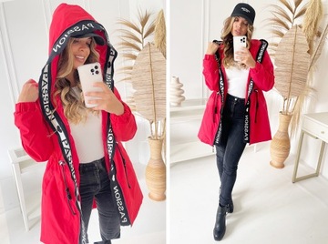 Весенний переход Parka асимметричная куртка l