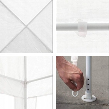 ПАВИЛЬОН САД КОММЕРЧЕСКИЙ ПАЛАТКА 3х3м ЗЕЛЕНЫЙ БЕЛЫЙ