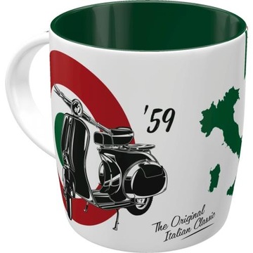 KUBEK ceramiczny motocyklowy Vespa skuter ITALY