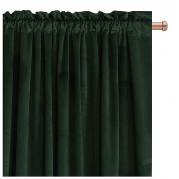 ZASŁONA ZACIEMNIAJĄCA WELUR IMPERIAL 140x250 wys. zielony butelka NA TAŚMIE