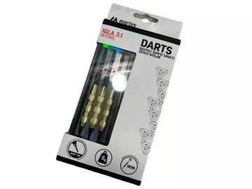 RZUTKI DARTS IGŁA 3.5 CZARNE