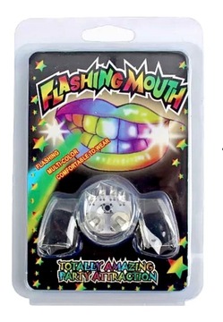 Świecąca nakładka na zęby led rgb świecące ledy do zębów lampki oświetlenie