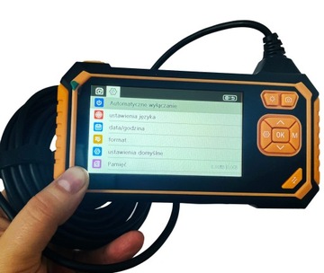 ИНСПЕКЦИОННАЯ КАМЕРА DUO ЭНДОСКОП ДВЕ КАМЕРЫ 5M 7LED 2x Full HD LCD 5,5 мм