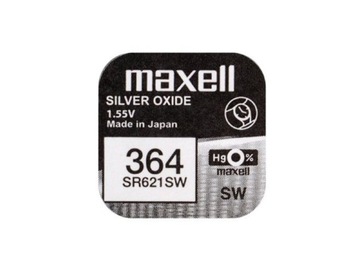 BATERIA MAXELL SR621SW SR621 621 1,5 V 364 1 SZT