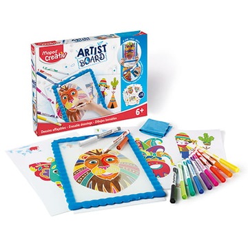 Zabawka kreatywna na prezent ZESTAW PODRÓŻNY CREATIV TRAVEL MAPED