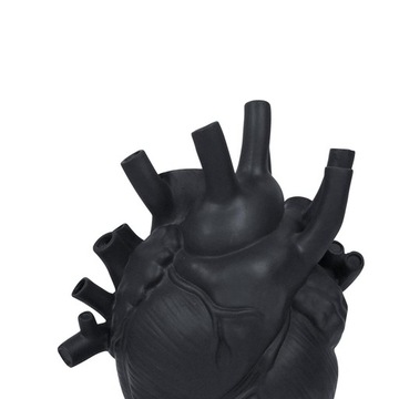 Ваза для цветов в форме сердца, статуэтка из смолы, цветочный горшок