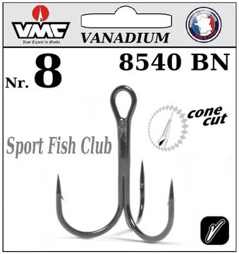 10 x MOCNA KOTWICZKA VANADOWA VMC 8540 BN Nr.8