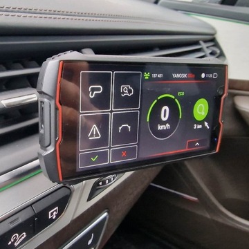 Радар-детектор Yanosik GTm с сенсорным экраном. Новейшая модель Safe Route.
