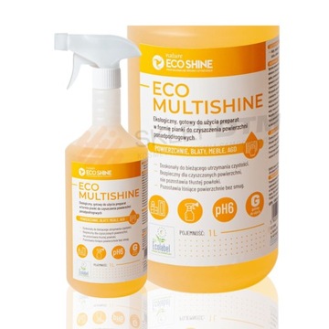 ECO MULTISHINE ekologiczny preparat czyszczenie wielofunkcyjne 1L EcoShine