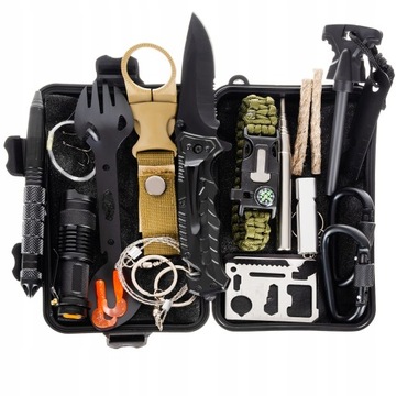 Zestaw przeżycia SURVIVAL 32w1 niezbędnik survivalowy multi tool