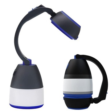 LAMPA KEMPINGOWA LATARKA LED LAMPA STOŁOWA 3 W 1 WIELOFUNKCYJNA NA ZEWNĄTRZ
