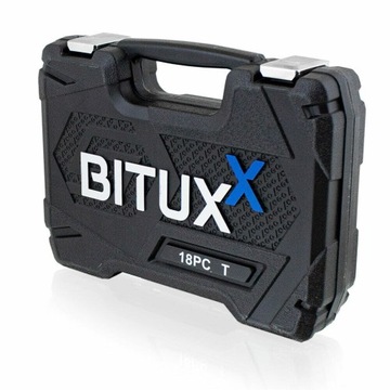 Zestaw Nasadek Torx 18 szt. HD13381 w Stali Chromowo-Vanadowej z Skrzynką