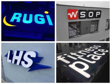 Светящиеся объемные БУКВЫ со светодиодной подсветкой.