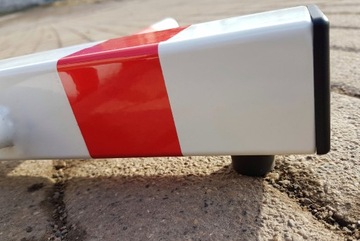 СТОЙКА ПАРКОВОЧНЫЙ ЗАМОК СКЛАДНОЙ 60 СМ 60 СМ 600 ММ БЕЛЫЙ НАВЕСНОЙ ЗАМОК