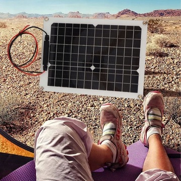 ZESTAW SOLARNY 300W DO ŁADOWANIA AKUMULATORA USB