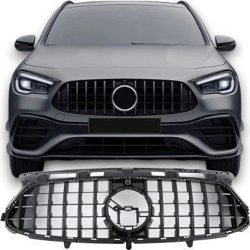 ATRAPA GRILL MERCEDES GLA H247 2020-2023 PANAMERICANA AMG GT BLACK NOWA