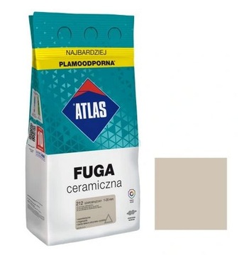 Atlas Fuga Ceramiczna 1-20mm 2kg szarobrązowy