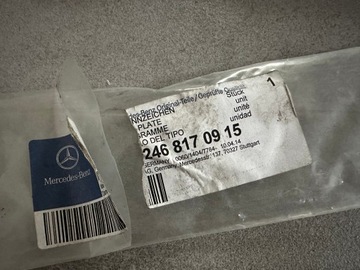 ZNAKY ZNAK KRYT ZADNÍ A2468170915 B180 MERCEDES W246