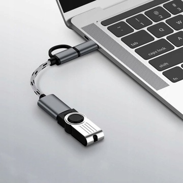 КАБЕЛЬ-АДАПТЕР 2-в-1 OTG USB-USB-C + МИКРО-АДАПТЕР