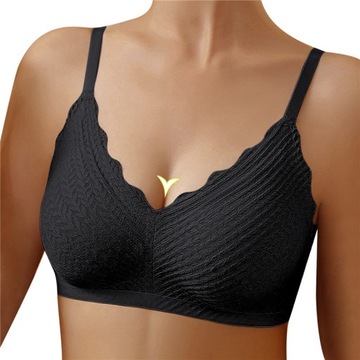 Women Seamless Bra No Steel Ring Sexy One-Piece Br