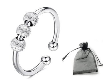 PIERŚCIONEK ANTYSTRESOWY fidget anxiety ring