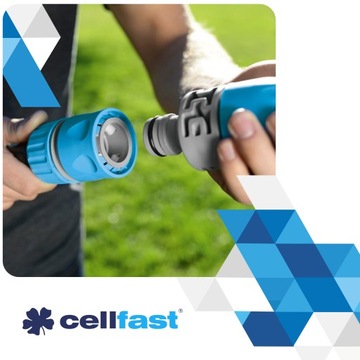 Быстродействующий соединитель Шланговый соединитель Cellfast BASIC Шланговый соединитель 1/2–5/8 дюйма STOP