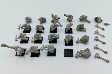 Warhammer Wargaming Dwarf Warriors zestaw 20 figurek metal