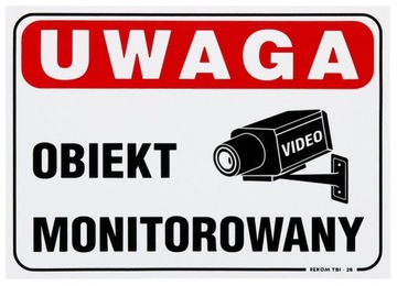 TABLICA OBIEKT MONITOROWANY TABLICZKA MONITORING