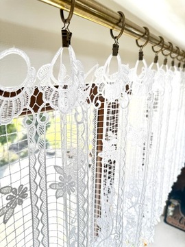 Zazdrostka Gipiura Biała Firanka Do Pokoju Do Kuchni Na Wymiar 90 wys