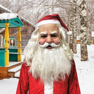 MASKA ŚW.MIKOŁAJA ŚWIĘTA MIKOŁAJ STRÓJ PREZENTY