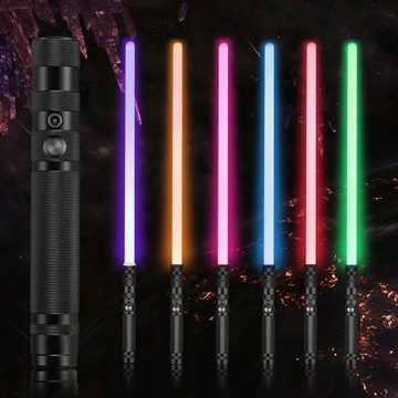 ИГРУШКА СВЕТОВОЙ САБЕЛЬ ВОИН ЗВУК 7 ЦВЕТОВ