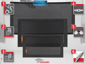 УНИВЕРСАЛЬНЫЙ КОМПЛЕКТ СЕТОК ДЛЯ БАГАЖНИКА НА ЗАВИСКЕ