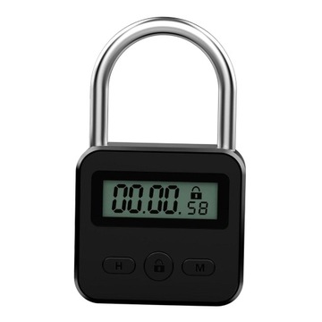 USB перезаряжаемый цифровой таймер блокировки таймер переключатель электронный черный