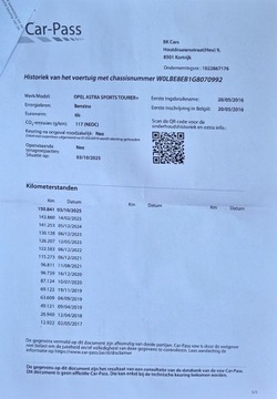 Opel Astra K Sports Tourer 1.4 Turbo 125KM 2016 OPEL ASTRA SPORTS TOURER+! Super stan!, zdjęcie 29