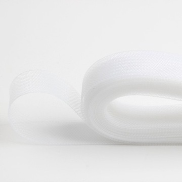 Кринолиновая тесьма из конского волоса своими руками для шляпы белого цвета