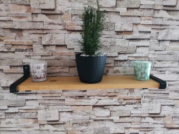 Полка 70 см с уникальными ручками LOFT.