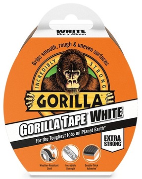 GORILLA taśma naprawcza wodoodporna biała 9m GRUBA
