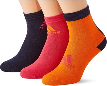 SKARPETKI DZIECIĘCE SKARPETY ADIDAS SPORTOWE 3PAK TRENINGOWE PIŁKARSKIE