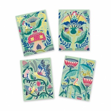 НАБОР РАСКРАСОК ДЛЯ РАСКРАСОК DJECO SCRATCH PAGE