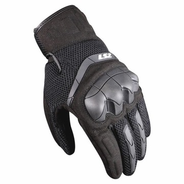 Rękawice Motocyklowe LS2 Kubra Letnie Mesh Krótkie Czarne rozm. XL