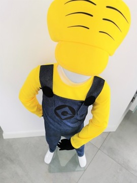 KOSTIUM strój PRZEBRANIE MINIONEK gogle MINIONKI