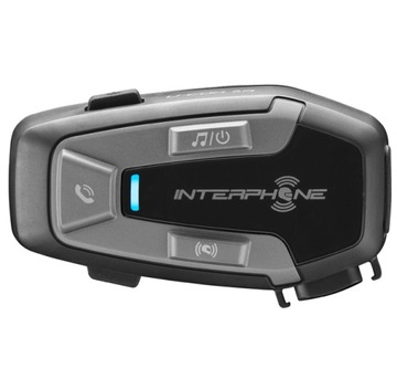 Interkom motocyklowy Interphone U-COM 6R 1000m - zestaw na 1 kask
