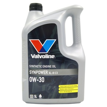 Valvoline Olej SYNPOWER XL-III C3 0W30 5L