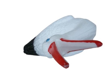 Грохочущий аист, маленькая пластиковая фигурка, которую нужно вставить.