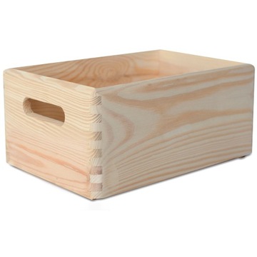 Skrzynia drewniana pudełko na prezent 30x20x14 cm