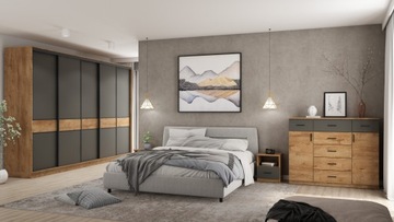 Большой комод 140 см с ящиками Ольха. Комоды Мебель