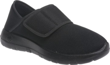 ЖЕНСКИЕ ТУФЛИ БОЛЬШОЙ ШИРИНЫ НА ЛИПУЧКЕ черные38