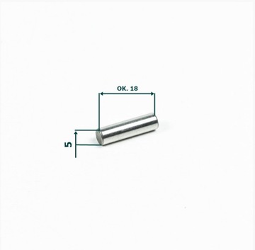 KLIN ZĘBATKI NAPĘDU 5x17.8 mm NAC LS50 LS46 MEX50