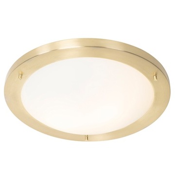 Nowoczesna lampa sufitowa złota 41 cm IP44 - Yuma