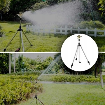 ВРАЩАЮЩИЙСЯ ДОЖДЕВАТЕЛЬ ДЛЯ ПОЛИВАНИЯ САДОВ 90 СМ ПУЛЬСИРУЮЩИЙ МЕТАЛЛ